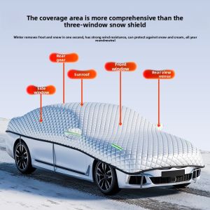 MONLEYTA | Snow Protection Windshield Frost Protection Frostproof Sun Protection Winter Car Cover