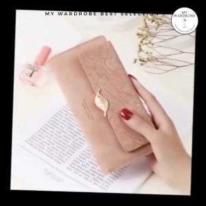Hazel Long Purse Woman PU Leather | Dompet Panjang Wanita/Perempuan Kulit PU Series Hazel | 高雅女性长款PU皮革钱包