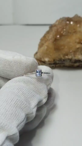 T73แหวนเงินแท้พลอยไพลินแท้ซีลอนเผาเก่า