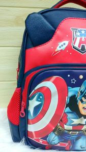 Tas Captain America Anak SD TK /Tas Sekolah Anak Captain America/ Tas Ransel Anak Captain America