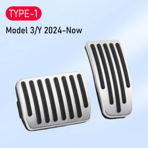 Performance Pedal Pad Accessories Brake Cover for Tesla Model 3 Y Juniper 2024-2026 Non-Slip Protector Aluminum Foot Pedals Pads