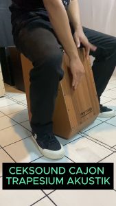 cajon akustik kahon trapesium kajon drum box akustik Percussive Set Size Alat Musik Perkusi Portable - Lazada