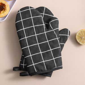 2pcs Heat-insulating Gloves Anti-scald Microwave Gloves High Temperature Resistant Kitchen Baking Oven Gloves