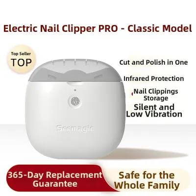 Seemagic | Electric Automatic Nail Clipper for Home Use Children and Elderly
