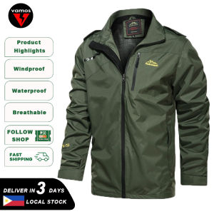 VAMOS Men Military Waterproof Riding Tactical Outerwear hoodie Windbreaker Jacket