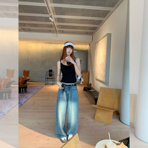 Slim Fit U-Neck Brown Vest Top Inner Wear Versatile Coffee Color Essential Good Wear Casual Commute Style Cotton Blend Vest