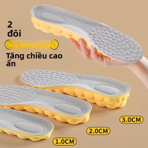 MONLEYTA | Miếng lót giày tăng chiều cao vô hình cho nam và nữ Miếng lót giày thể thao toàn bộ bàn chân không bị gãy 1cm và 2cm