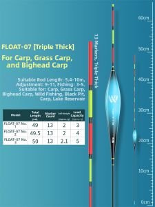 woding | Sensitive Carp Nanometer Fish Float Thickened