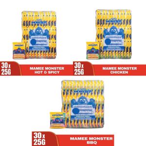 [JAJAN] MAMEE 30PCS [ Chicken / BBQ / Spicy ]