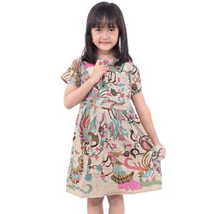 dress batik anak perempuan umur 2 sampai 10 tahun bayar ditempat