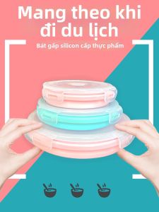ZHENMIAO | Portable Foldable Heat Resistant Silicone Bowl