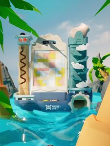 Đồ chơi sáng tạo đa năng 5 trong 1: 3D Tetris xếp hình hải tặc dành cho bé