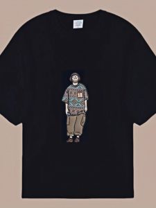 Ice round Neck Tops Pure Cotton Heavy Weight Cityboy American Fashion Brand Short Sleeve T-shirt Men Plus Size Loose Summer Half Sleeve