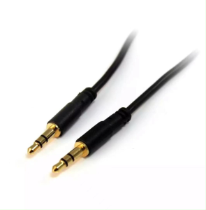 สายเสียง สาย AUX audio 2 ขีด 3.5mm 1M