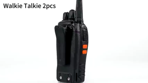COD HT Handy Talky Jarak Jauh 10km(Max) AT888S Radio Komunikasi Uhf Walky Talky 2pc Walkie Talkie Waterproof Portable