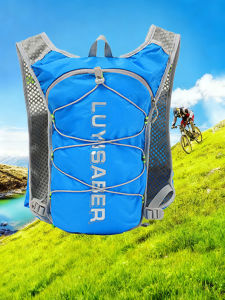 Multi-Sport Running Backpack Breathable Reflective Safety Lightweight Nylon Water Bladder Hydration Pack for Cycling Marathon