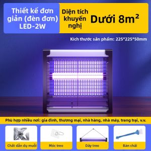 HAOGUANJIA | Đèn Bắt Muỗi Và Ruồi Dùng Trong Nhà 