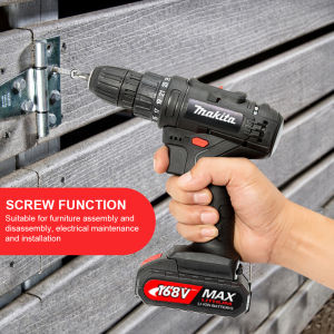Japan Makita Original Electric Impact Drill 36v To168v Cordless Hand Drill 2 Li-Ion Battery Multifunctional Electric Drill Screwdriver