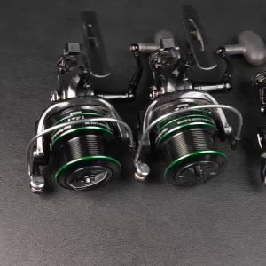 BAKAWA SNK Carp Fishing Reel 3000-6000 14+1BB 5.2:1 Front Rear Drag Metal Spool Long Casting Feeder Spinning Reel