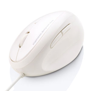 Sanwa Wireless Bluetooth Mouse Ergonomic Vertical Grip Office Computer Mouse for Men And Women Left And Right Hand Users