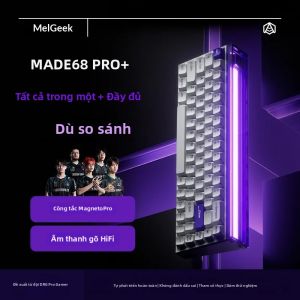 AULA | Bàn Phím Cơ 68 Phím Melgeek Pro Với Công Tắc Từ Tính Được Phát Triển Chung Với DRG Esports Dành Cho Chơi Game Chuyên Nghiệp Giao Diện USB Có Dây Đèn RGB.