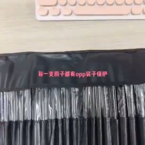 (Ready Stock)24Pcs/set Professional With Horse Hair Makeup Brush Set