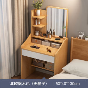 Modern Minimalist Small Size Bedroom Makeup Desk Fashionable Vanity Table with Drawers for Women Girls Modern Simple Style
