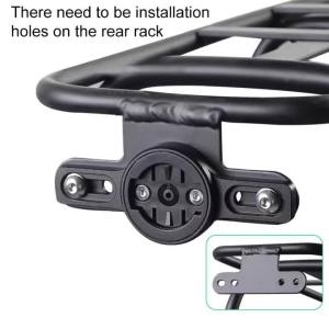 Bicycle Rear Rack Taillight Mount Compatible with Garmin Varia Radar Taillight Rack Taillight Adapter