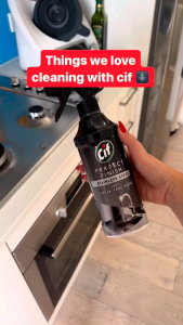 CIF 435ml Perfect Finish Stainless Steel Cleaner Polish Stainless Steel Sink Cleaner Grease Cleaner Pembersih Sink