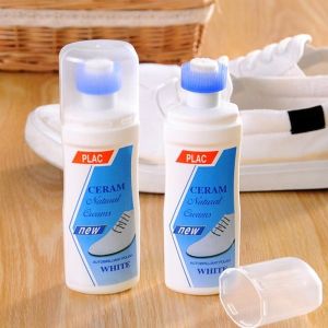 Cairan Pembersih Sepatu Warna Putih 100ml | Semir Pembersih Pemutih Sneakers | Shoe Cleaner Krim
