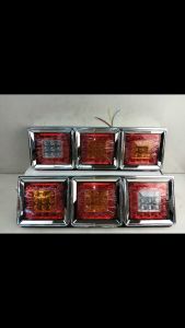 Hino Nissan UD Fuso Lorry LED Tail Lamp Tail Light Lampu Belakang Lori Brake 24V (1pcs/1 Pair)