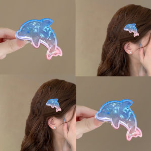 Cute Dolphin Side Hair Clip Womens Fashion Stylish Hair Card New 2025 Hair Accessories Hairband Hair Organizer Side Clip