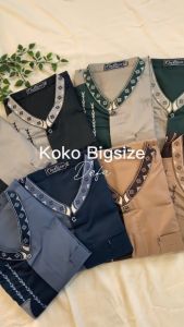 BAJU KOKO XXL XXXL JUMBO BIG SIZE MUSLIM PRIA DEWASA 2XL 3XL 4XL 5XL 6XL Lengan Pendek BORDIR BAJU MUSLIM PRIA BIGSIZE OVERSIZE XXL XXXL XXXXL XXXXXL XXXXXXL