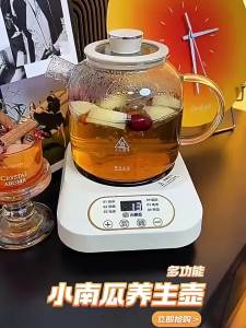 [China Plug Adapter Needed]Multi-Functional Home Office Automatic Electric Infuser Tea Pot 1.2L