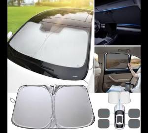 Foldable Car Windshield Sun Shade Cover Window Visor Protector Auto UV Protection Curtain For Cooling Reflector Car Accessories