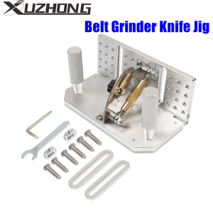 For Belt Sander Machine Knife Making Angle Grind Guide Belt Grinder Knife JigBelt Knife Sharpener Jig with Dual Press Plates
