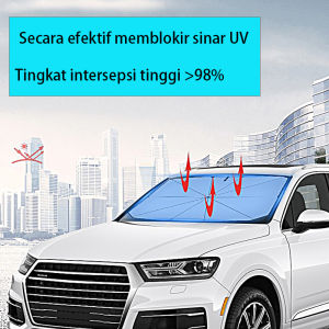 Payung Pelindung Anti Panas Mobil Kaca Depan / Umbrella Sunshade130*80cm