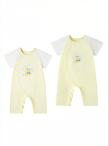 Purcotton | Probiotic Gauze Short Sleeve Onesie
