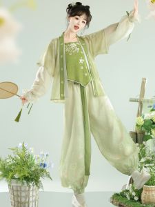 Original Improved Lantern Pants Chinese Style Daily Commute Hanfu Song Dynasty Elements National Trend Womens Fashion