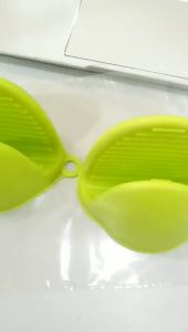 Colorful Anti Heat Silicone Hand Glove Anti-slip Kitchen Insulation Hot Pot Oven Baking Cooking Microwave Tools (1 PC)