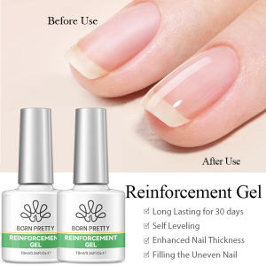 BORN PRETTY | BORN PRETTY 10ml Clear Reinforcement Gel UV LED Soak Off Self Leveling Nail Strengthening Construction Repair Manicure DIY Salon