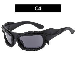 Y2K Personality Hip Hop Sunglasses Sports Myopia Party Trendy Square Frame UV Protection Comfortable for round Long Face