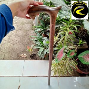 tongkat jalan kayu kalimosodo model habib S95