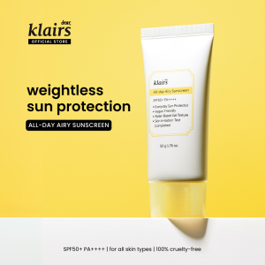 KLAIRS All-day Airy Sunscreen 50 g SPF 50+ PA++++