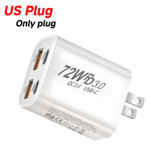 Bộ Sạc Nhanh PD20W QC3.0 TYPE-C USB 4 Cổng Adapter Sạc Tường Cho Điện Thoại Di Động Đầu Cắm UK/AU/EU/US Bộ Chuyển Đổi Sạc Nhanh