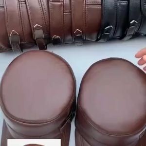 PROMO GRATIS ONGKIR Topi Pria Komando Kulit sintetis Topi Sailorman Kulit Topi Pria Kasual Outdoor Santai