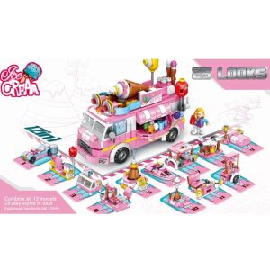 Bộ Lắp Ráp Xe Công Trình 12in1 Xe Bán Kem 12in1 Gồm 571pcs Giúp Trẻ Sáng Tạo Phát Triển Tư Duy - Tiệm Nhà Sóc 2023