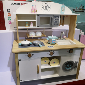Simulated Cooking Kitchen Toy Set Wooden