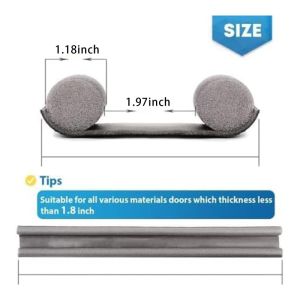 Door Bottom Seal Strip Stopper Guard Wind Dust Weather Stripping Burlete Puerta Casa Soundproof Tape Gap Sealer Protector