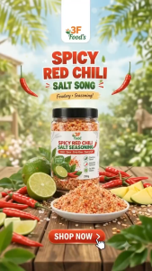 Spicy Red Chili Salt Seasoning – Hot & Savory Chili Dipping Salt for Green Mango Fruits Seafood
